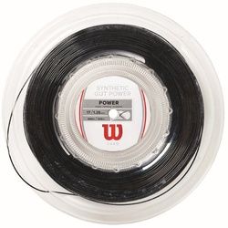 Wilson Tennissaite Synthetic Gut Power 1.30 (Allround+Power) schwarz 200m Rolle