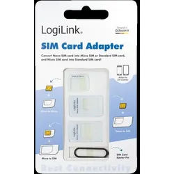 LogiLink AA0047 SIM-Karten-Adapter-Set Nano / Micro / Standard SIM(S)