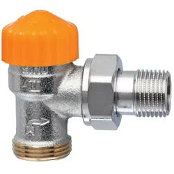 IMI Heimeier Thermostat-Ventilunterteil Eclipse, Eckform DN 15 mit Außengewinde G 3/4" 3935-02.000