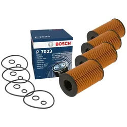 4x Ölfilter BOSCH F 026 407 023 für VW Seat Skoda Audi Passat B7 Variant