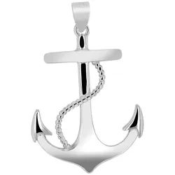 Adelia ́s Kettenanhänger Damen Anhänger aus 925 Silber, Zum Verschenken – ideal zum Jubiläum silberfarben