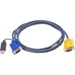 ATEN 2L-5206UP - Video- / USB-Kabel - 15-polig SPHD (M)