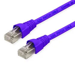 TELEGÄRTNER Patchkabel S/FTP, Cat.6A, LSOH, lila, 2 m