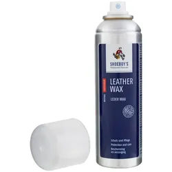 Shoeboys LEATHER WAX 200ML - Schutz- und Pflegespray für alle Glattleder. Schuh-Farbwachs weiß
