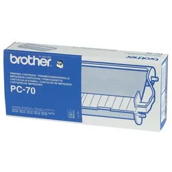Brother Fax Thermotransfer-Rolle PC-70 weiß