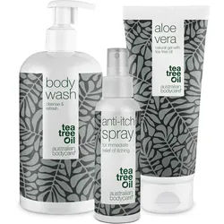 Australian Bodycare After Sun Paket für gerötete Haut und Sonnenbrand Körperpflege 800 ml