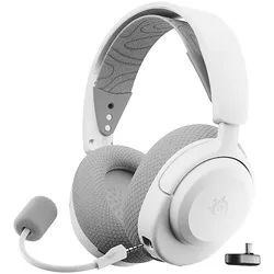 STEELSERIES Arctis Nova 3P Wireless, Over-ear Gaming-Headset Bluetooth Weiß