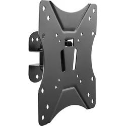 Schwaiger TV-Wandhalterung LWH14225 513, (bis 46 Zoll, neigbar, schwenkbar, bis 25kg, bis 200x200mm, integriete Wasserwaage, schwarz) schwarz