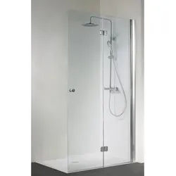 HSK Walk In Exclusiv Drehfalttür, 120cm, weiss