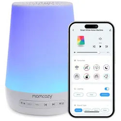 Momcozy Baby Sound White Noise Machine mit App-Fernbedienung 1 St weiss