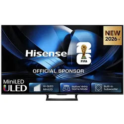 Hisense 65U7SE Mini-LED-Fernseher (65 Zoll, 4K Ultra HD) schwarz