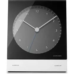 Jacob Jensen Funkwecker Jacob Jensesn Alarm Clock Analog Funk black 351 schwarz