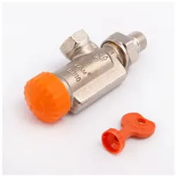 Heimeier Thermostat-Ventilunterteil 3910-01.000 Axial, DN 10, mit automatischer Durchflussregelung