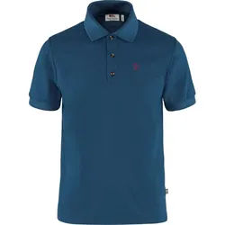 Fjällräven Crowley Pique Herren Kurzarm Poloshirt uncle blue M