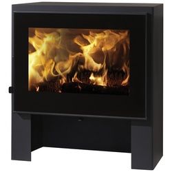 PANADERO Kaminofen »Naxos«, Stahl, 6,7 kW - schwarz