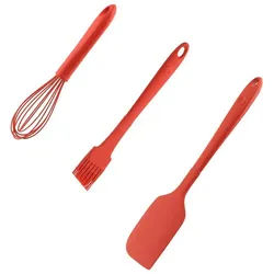 Kochblume Back-Set Backhelfer, (Spar-Set, 3-tlg) rot