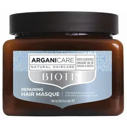 Arganicare - Feuchtigkeitsspendende und reparierende Maske mit Biotin 500 ml