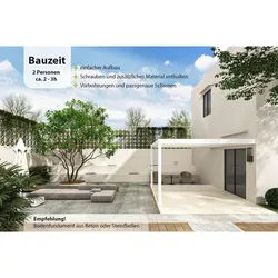 Weide Pergola , Metall , 400x255x360 cm , Sonnenschutz, Pavillons