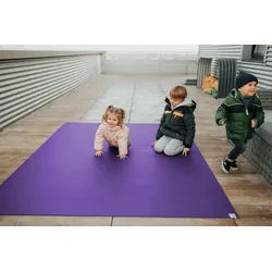 Sanosoft Spielmatte Outdoor Krabbelmatte SanoSoft 160x800 cm Lila lila 160 cm x 800 cm