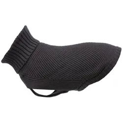 TRIXIE Hundepullover Hunde Pullover CityStyle Berlin anthrazit Größe: S / Rückenlänge: 40 cm Bauchumfang: 54 cm
