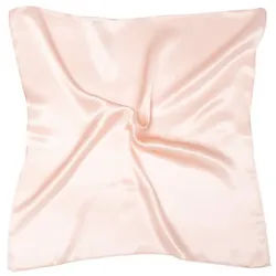 MayTree Seidentuch quadratisch einfarbig 53x53 rosa, (Stück), 100% Seide rosa
