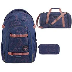 coocazoo JOKER Schulrucksack-Set 3tlg