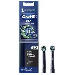 Oral-B Pro Cross Action Aufsteckbürsten 2er Schwarz