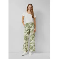 s.Oliver 7/8-Hose Hose Culotte aus Viskosemix grün 42