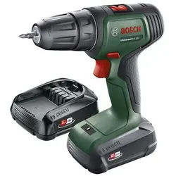 BOSCH Akku-Bohrschrauber »UniversalDrill 18V« 2 Akkus / Ladegerät grün