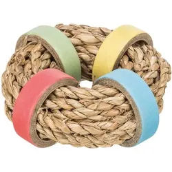 Sea grass ring with paper rings ø 8 cm