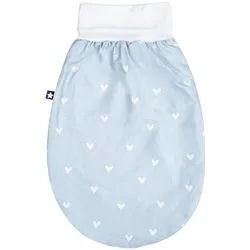 Avelia Pucksack , Blau , Textil , Bär , Gr. 50 , Made in Germany, Oeko-Tex® Standard 100 , Schlafen, Babybettausstattung, Babyschlafsäcke