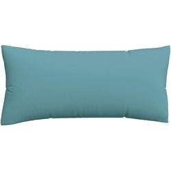 Schlafgut Kopfpolsterbezug , Pastellblau , Textil , Uni , 40x80 cm , Grüner Punkt, Textiles Vertrauen - Oeko-Tex®, AZO-frei, Oeko-Tex® Made IN Green , bügelleicht, bügelfrei , Heimtextilien, Bezüge, Polsterbezüge