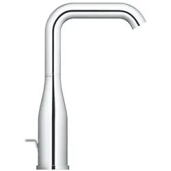 Grohe Essence 1-Loch-Einhand-Waschtischbatterie L-Size, Chrom, Zugstangen-Garnitur, schwenkbarer Auslauf, 5,7l/min 24174001