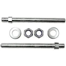 HIGHSIDER pro Spiegel Adapter Chrom für diverse Roller, z.B. Peugeot