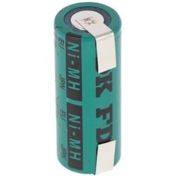 Sanyo HR-4/5AU NiMH Akku 2150mAh 4/5A, 43x17mm mit Lötfahne in U-Form