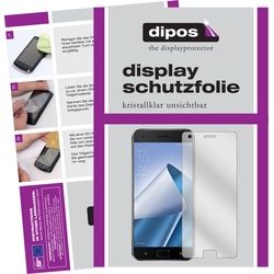 Dipos Displayschutzfolie Crystalclear (2 Stück, Asus Zenfone 4 Pro), Smartphone Schutzfolie