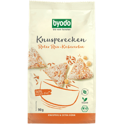 BYODO Knusperecken Roter Reis-Kichererbse (90 g)