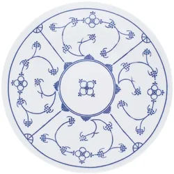KAHLA Speiseteller Blau Saks, (1 St), von Hand dekoriert blau Ø 26 cm x 2.5 cm