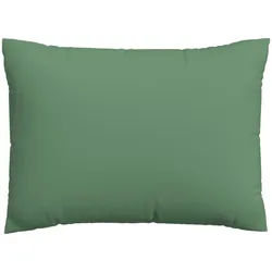 Schlafgut Kopfpolsterbezug , Grün , Textil , Uni , 70x90 cm , Grüner Punkt, AZO-frei, Oeko-Tex® Standard 100 , pflegeleicht, schadstoffgeprüft , Heimtextilien, Bezüge, Polsterbezüge