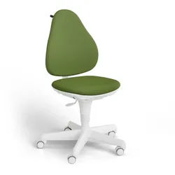 Paidi Jugenddrehstuhl , Grün, Weiß , Textil , Drehkreuz , 58x97x54 cm , Blauer Engel, Goldenes M, Oeko-Tex® Standard 100 , Stoffauswahl, Sitzfläche 360° drehbar, mit Griff , Babymöbel & Kindermöbel, Kinderzimmer & Jugendzimmer, Kinderdrehstühle & Jugenddrehstühle