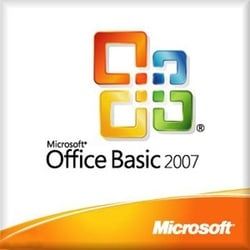 Microsoft Office 2007 Basic, V2, OEM mit Datenträger
