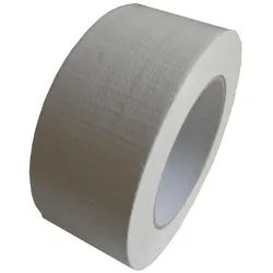 WBV - Westdeutscher Bindegarn-Vertrieb Eselgrimm GmbH & Co. KG Klebeband 1 Rolle Klebeband Gewebeband Panzerband Panzertape 50m X 48mm weiß