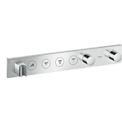 hansgrohe AXOR ShowerSolutions Thermostatmodul Select 600/90, Unterputz, 4 Verbraucher, Fertigset, 18357000, Farbe: Chrom
