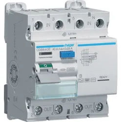 Hager Fehlerstromschutzschalter CDB640E
