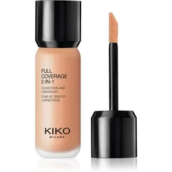 KIKO Milano Full Coverage 2-In-1 Foundation und Korrektor 2 in 1 Farbton 50 Warm Rose 25 ml