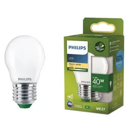 Philips LED E27 Lampe Tropfenform 2,3W wie 40W warmweisses Licht Ultra Efficient