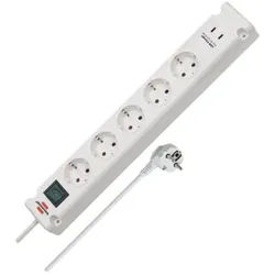 Brennenstuhl 5-fach Steckdosenleiste »Bremounta USB-C« weiß weiß, 43x8x7 cm