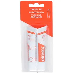 Elmex Travel SET Refill Zahnpasta 2 x 12 ml