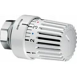 Oventrop Thermostat Uni LI 7-28 GrC, m 0-Stellung, m Flüssig, weiß