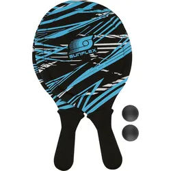 sunflex sport Beachball Set Action Pro mit 2 Schlägern und 2 Bällen